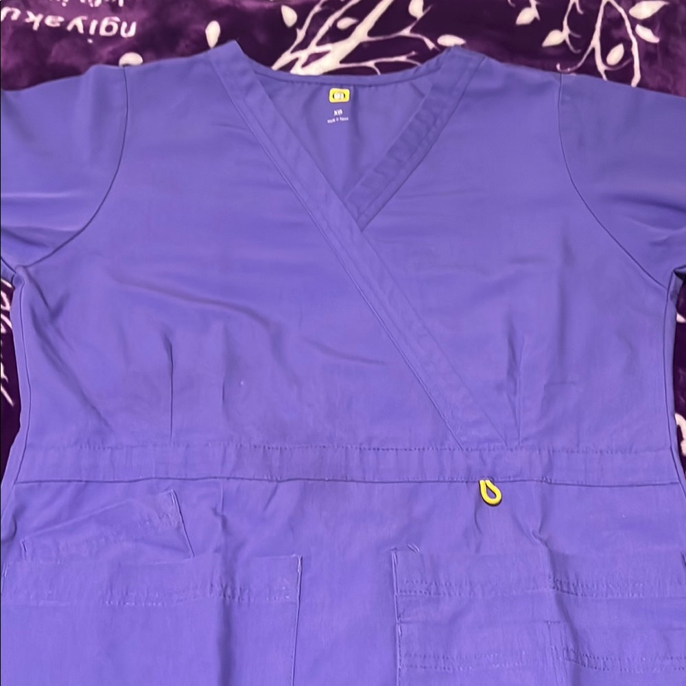 Purple Scrub Top